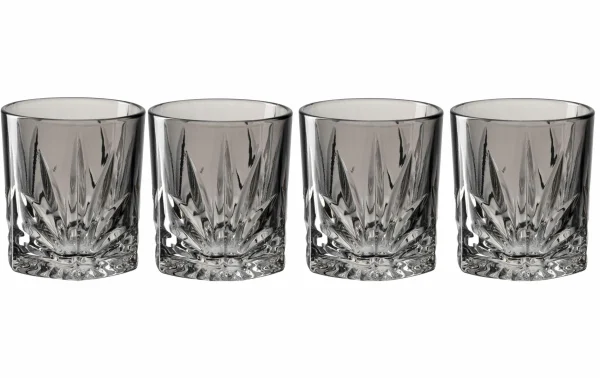 boutique pas cher Leonardo Verre à Whisky Capri 220 Ml, 4 Pièce/s, Gris – Verres à Whisky 1