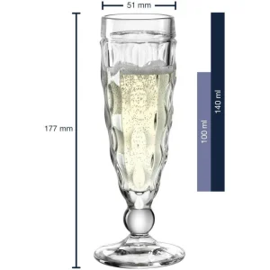 Leonardo Verre à Champagne Brindisi 140 Ml, 6 Pièce/s, Transparent – Verres à Champagne prix pas cher 9