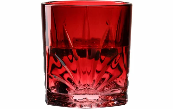 Couleurs variées Leonardo Verre à Whisky Capri 330 Ml, 4 Pièce/s, Rouge – Verres à Whisky 4