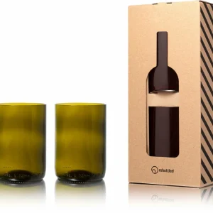 Rebottled Verre 330 Ml, 2 Pièce/s, Vert Olive – Verres à Boire dernières 7