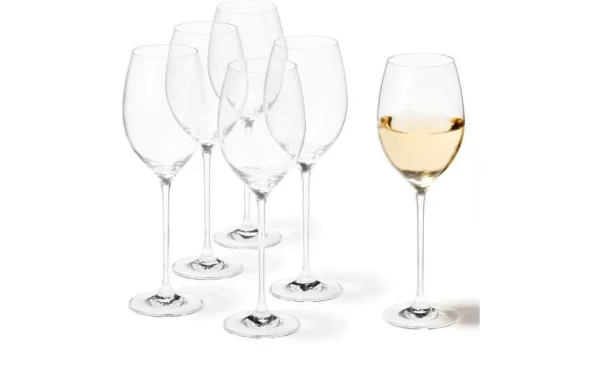 Leonardo Verre à Vin Blanc Cheers 400 Ml, 6 Pièce/s, Transparent – Verres à Vin soldes de Noël 1