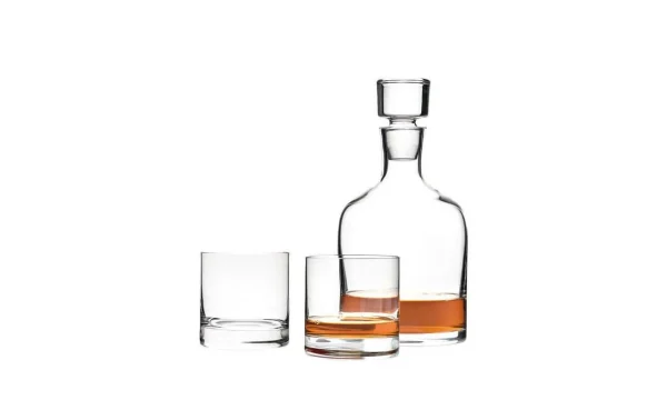 magasins pour Leonardo Set à Whisky Ambrogio 1.5 L 3 Parties, Transparent – Verres à Whisky 1