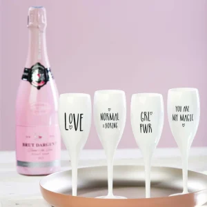 marque pas cher Koziol Verre à Champagne Superglas GRL PWR 100 Ml, 1 Pièce/s, Blanc – Verres à Champagne 9