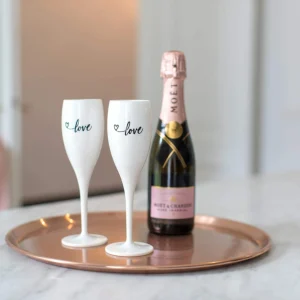 Koziol Verre à Champagne Superglas Love 100 Ml, 1 Pièce/s, Blanc – Verres à Champagne l'unique style 7