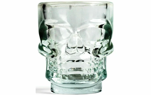 magasin Kikkerland Verre à Schnaps Crâne 45 Ml, 4 Pièce/s, Transparent – Verres à Schnaps Et à Liqueur 1