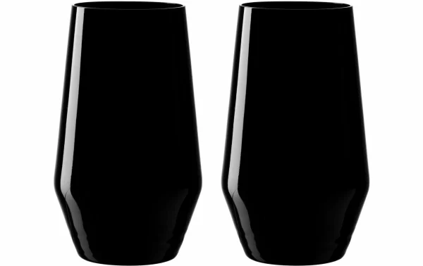 Leonardo Verre Etna 365 Ml, 2 Pièce/s, Noir – Verres à Boire boutiqued en ligne 1