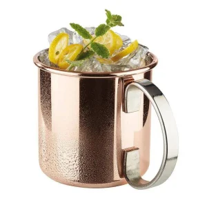 Paderno Gobelet à Cocktail Moscow Mule Plat, 500 Ml, 1 Pièce/s, Cuivre – Verres à Cocktail Boutique officielle 7