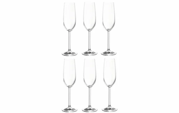 Montana Verre à Champagne Pure 200 Ml, 6 Pièce/s, Transparent – Verres à Champagne excellents soldes 1