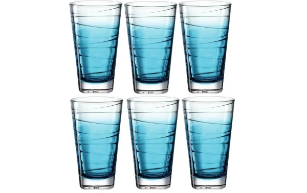 Leonardo Verre Vario Struttura 280 Ml, 6 Pièce/s, Bleu – Verres à Boire comparez les prix 1