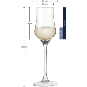 Leonardo Verre à Grappa Ciao 85 Ml, 6 Pièce/s, Transparent – Verres à Schnaps Et à Liqueur Service Clients Dédié 9