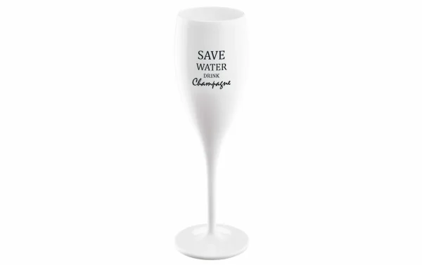 Livraison internationale Koziol Verre à Champagne Superglas Économisez L’eau Buvez Du Champagne 100 Ml, 1 Pc – Verres à Champagne 1