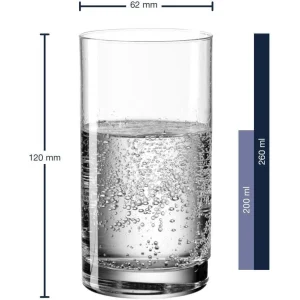 garantie de qualité Leonardo Verre Easy 260 Ml, 6 Pièce/s, Transparent – Verres à Boire 9