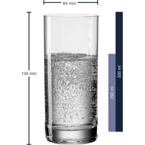 Leonardo Verre Easy 330 Ml, 6 Pièce/s, Transparent – Verres à Boire en ligne officielle 9