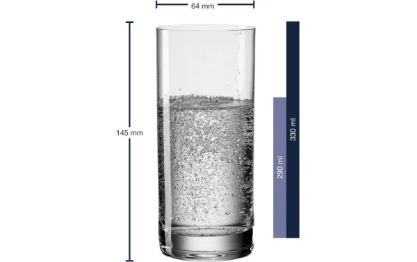 Leonardo Verre Easy 330 Ml, 6 Pièce/s, Transparent – Verres à Boire en ligne officielle 4