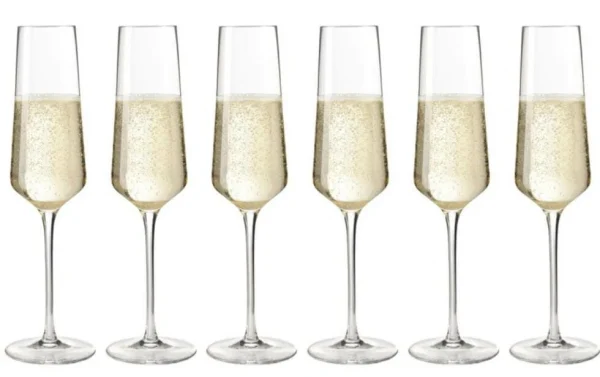 soldes luxe Leonardo Verre à Champagne Puccini 280 Ml, 6 Pièce/s, Transparent – Verres à Champagne 1