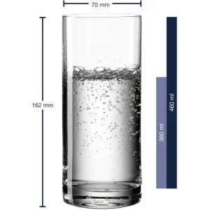 Leonardo Verre Easy, XL 460 Ml, 6 Pièce/s, Transparent – Verres à Boire soldes en ligne 9