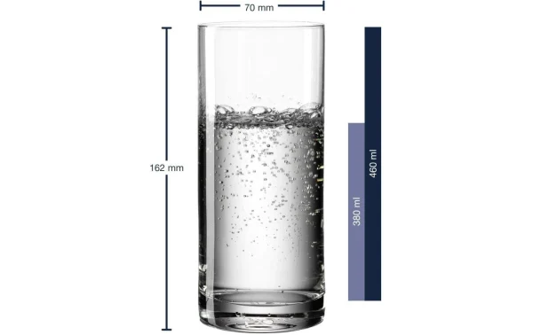 Leonardo Verre Easy, XL 460 Ml, 6 Pièce/s, Transparent – Verres à Boire soldes en ligne 4