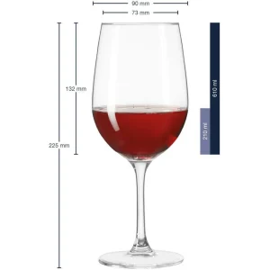 Leonardo Verre à Vin Rouge Ciao+ 610 Ml, 6 Pièce/s, Transparent – Verres à Vin grande promotion 9