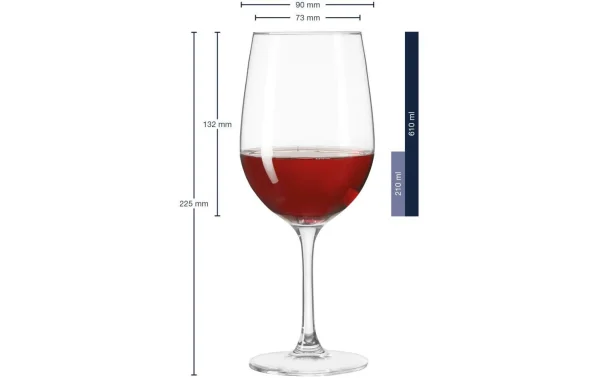 Leonardo Verre à Vin Rouge Ciao+ 610 Ml, 6 Pièce/s, Transparent – Verres à Vin grande promotion 4