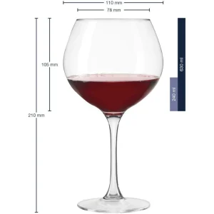 Leonardo Verre à Vin Rouge Ciao+, Burgunder 630 Ml, 6 Pièce/s, Transparent – Verres à Vin soldes ligne 9