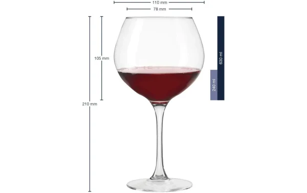 Leonardo Verre à Vin Rouge Ciao+, Burgunder 630 Ml, 6 Pièce/s, Transparent – Verres à Vin soldes ligne 4