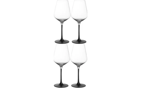 Villeroy & Boch Verre à Vin Blanc Rock 380 Ml, 4 Pièce/s, Transparent – Verres à Vin Retour Gratuit 1