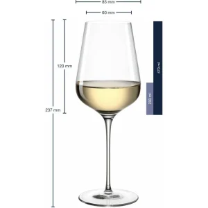 Leonardo Verre à Vin Blanc Brunelli 470 Ml, 6 Pièce/s, Transparent – Verres à Vin garantis authentique 9