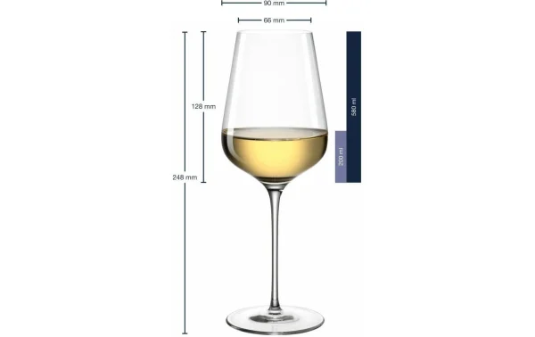 mode Leonardo Verre à Vin Blanc Brunelli 580 Ml, 6 Pièce/s, Transparent – Verres à Vin 4