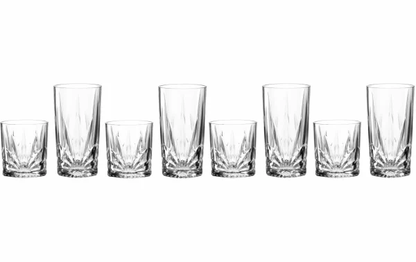 Leonardo Verre Capri 330 Ml/530 Ml, 8 Pièces, Transparent – Verres à Boire haute qualité 1