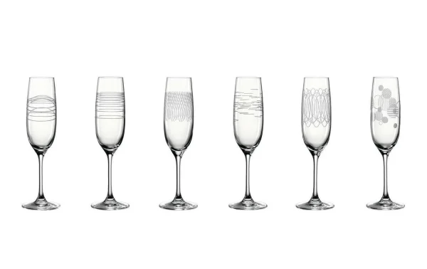 Leonardo Verre à Champagne Casella 190 Ml, 6 Pièce/s, Transparent – Verres à Champagne Boutique 1