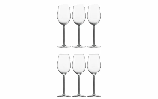 soldes pas cher Schott Zwiesel Verre à Vin Blanc Diva 300 Ml, 6 Pièce/s, Transparent – Verres à Vin 1