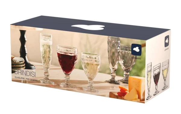 Leonardo Service De Verres à Vin Brindisi 12 Pièces, Transparent – Verres à Vin se précipiter pour acheter 4