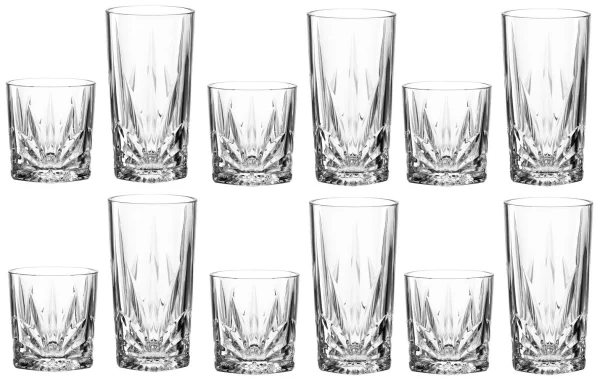 aux meilleurs prix Leonardo Verre Capri 220 Ml/390 Ml, 12 Pièces, Transparent – Verres à Boire 1